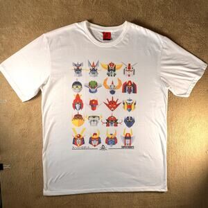 Super Robots by Hampstead, Japanese Manga Vintage Style T-Shirt, Size 2XL